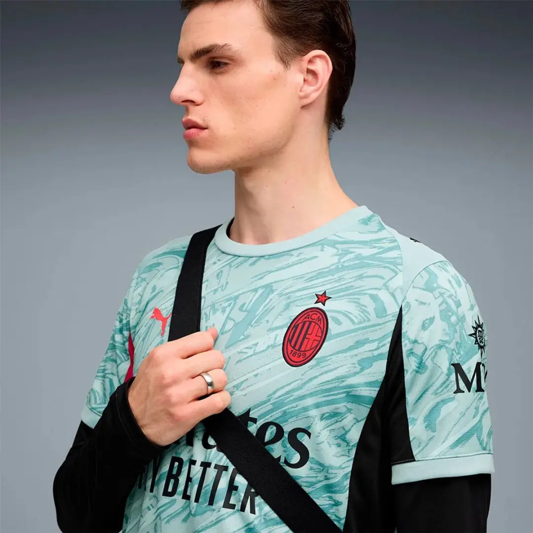 PUMA AC Milan 25/26 Replica Doelman T-shirt - S - Modern Mint
