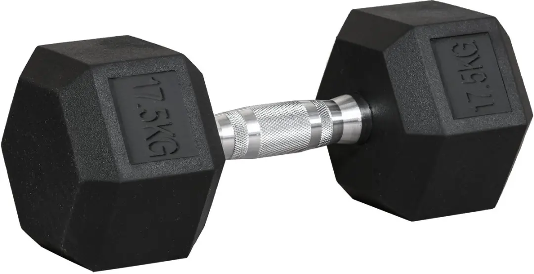 Homcom Rubber Dumbbel 16,2cm