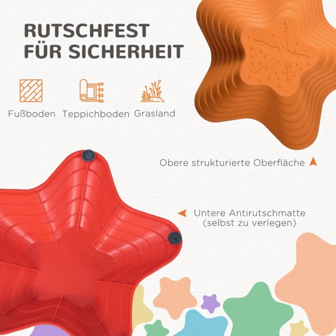 Outsunny Stapstenen Kinder - Meerkleurig - afbeelding 6 van 6