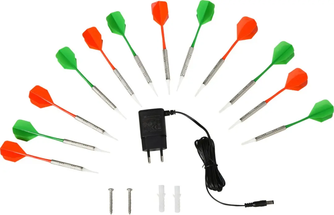 Homcom Elektronisch Dartbord B8-0006 - 49cm - 12 Pijlen - afbeelding 6 van 6