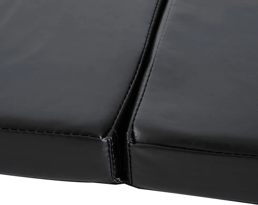Outsunny Gymnastiekmat Imitatieleer 180x60x5cm - Zwart