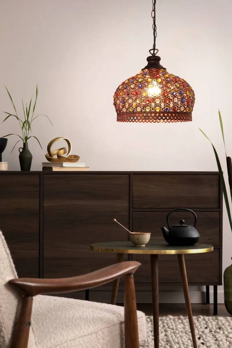 Eglo Jadida Hanglamp E27 - Ø33cm - Koper