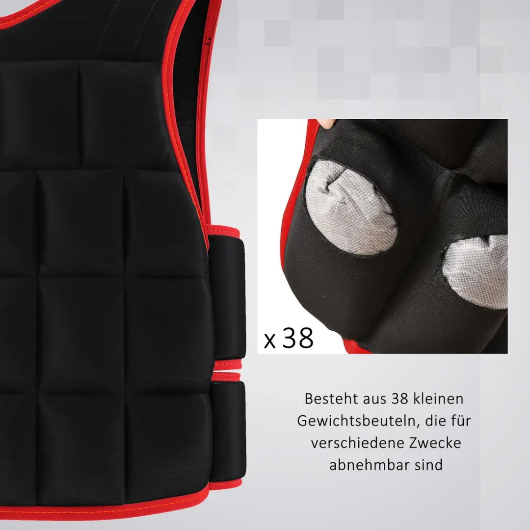 Homcom Gewichtsweste - 60x50cm - Multicolor