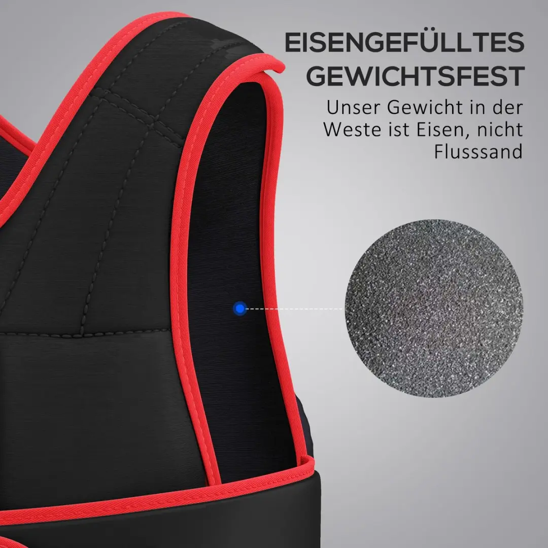 Homcom Gewichtsweste - 60x50cm - Multicolor