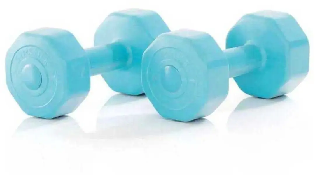 Gymstick Active Vinyl Dumbbell Set 2x5kg - Blauw