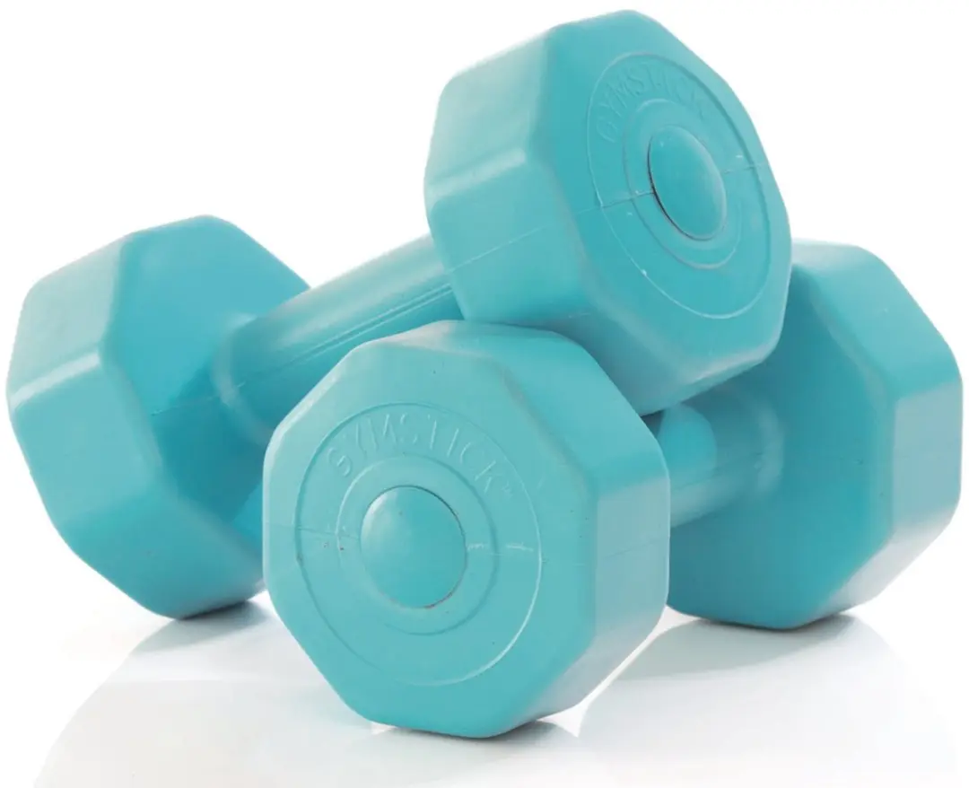 Gymstick Active Vinyl Dumbbell Set 2x5kg - Blauw