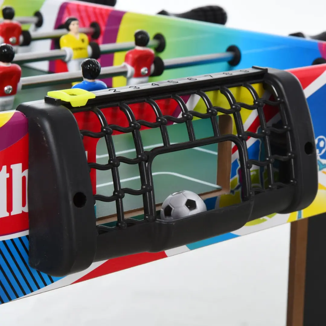 Homcom Mini Tafelvoetbal - 86,5 x 43,5 x 63 cm - Meerkleurig