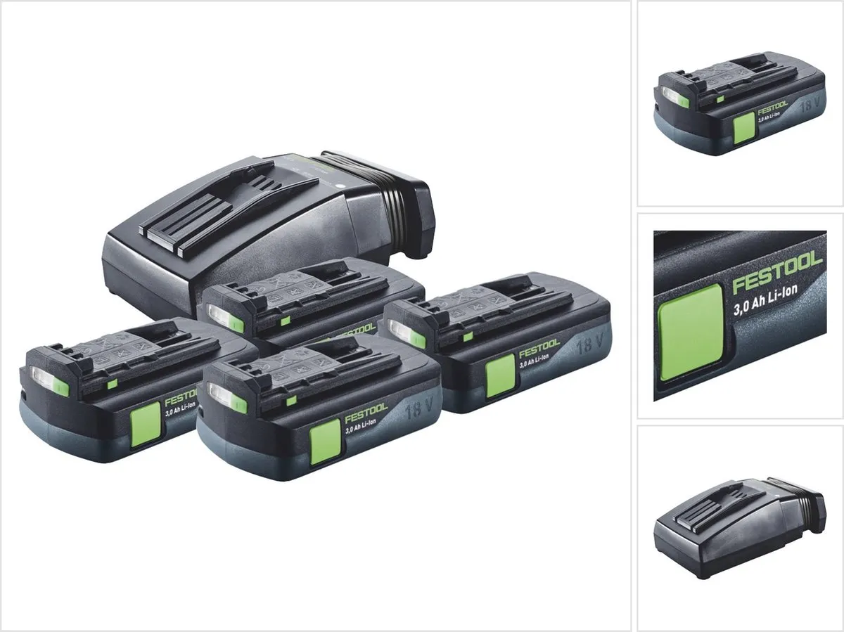 Festool BP 18 Li 3,0C Energyset 4x