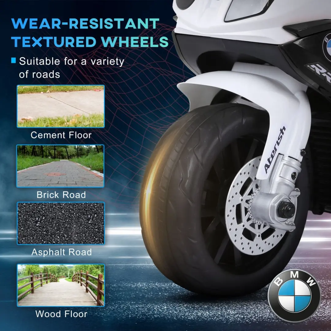 Homcom BMW Licentie Elektrische Kindermotor - Zwart
