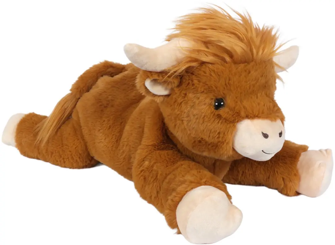 PIA Soft Toys Schotse Hooglander Mama met 5 Baby's - 61cm