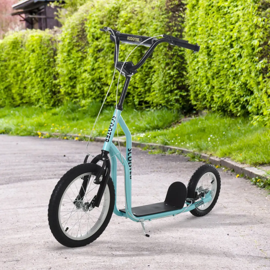 Homcom Kinderstep met Luchtbanden 16 Inch - Blauw