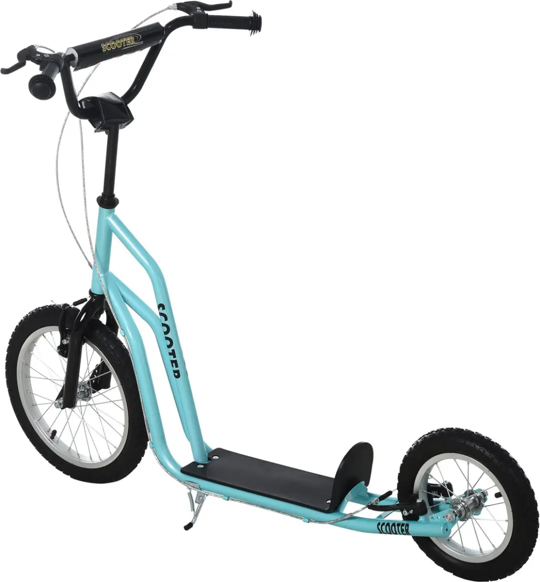 Homcom Kinderstep met Luchtbanden 16 Inch - Blauw