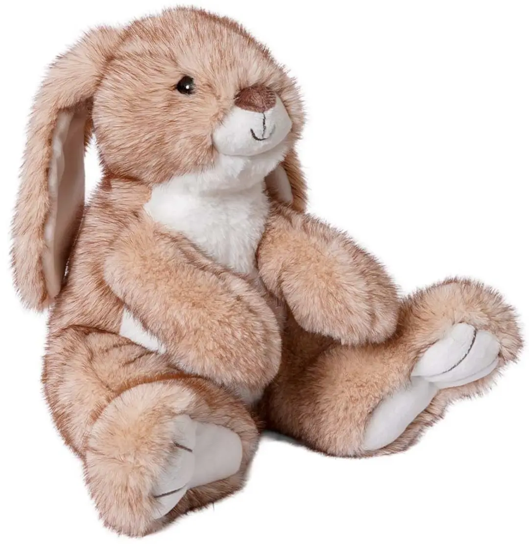 PIA Pluche Konijn Grote Poten 23cm - Bruin/Grijs