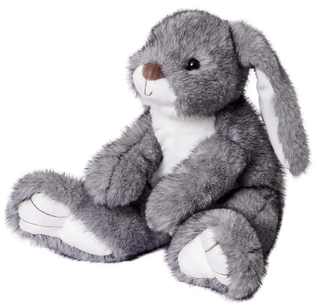 PIA Pluche Konijn Grote Poten 23cm - Bruin/Grijs