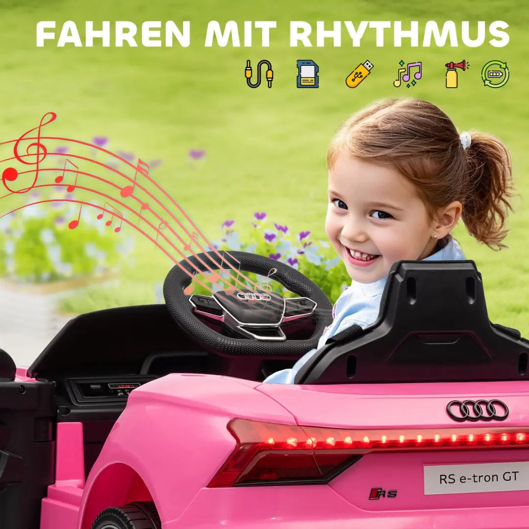 Homcom Electric Ride-on Car 103x58x41cm - Rosa