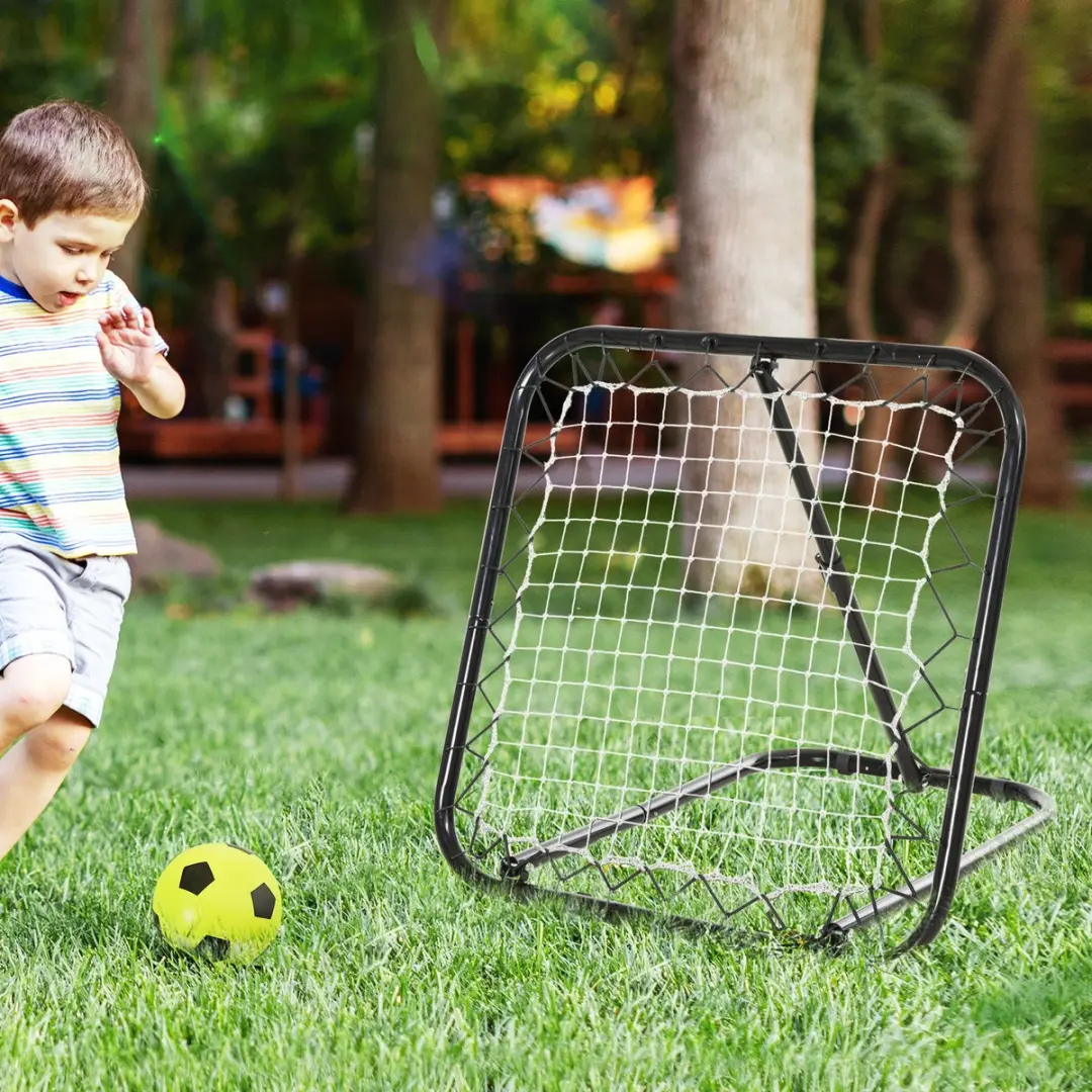 Homcom Baseball Rebounder A90-223 - Inklapbaar - Zwart
