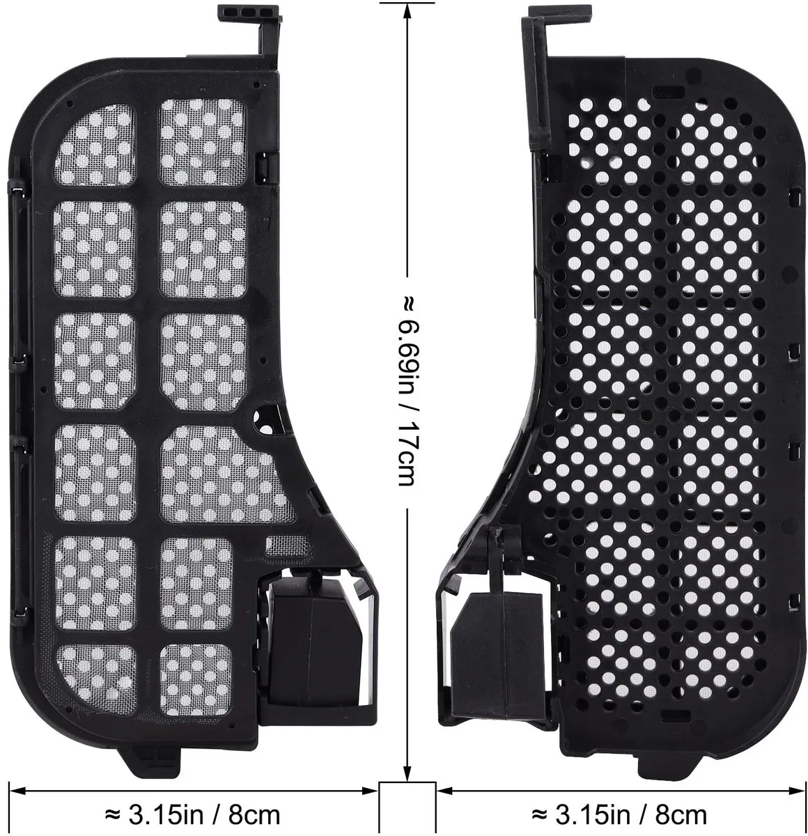 Roborock Waterfilterset S8 Pro Ultra - 2 Stuks - Zwart