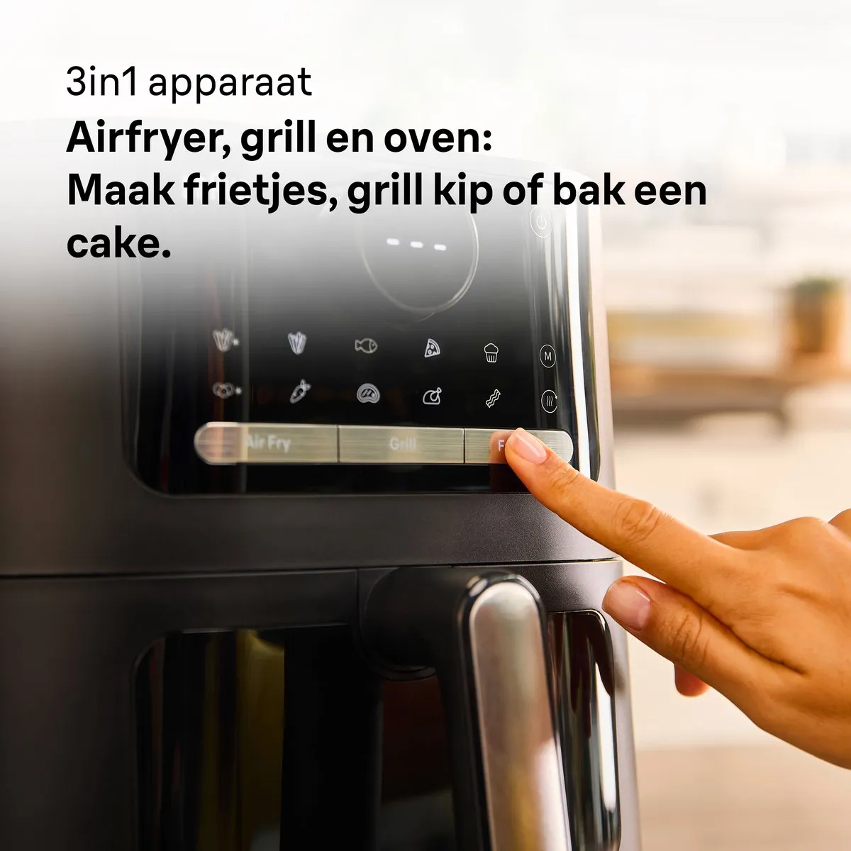 Braun MultiFry 5 HF5073 Airfryer 6L - 2000W - Zwart
