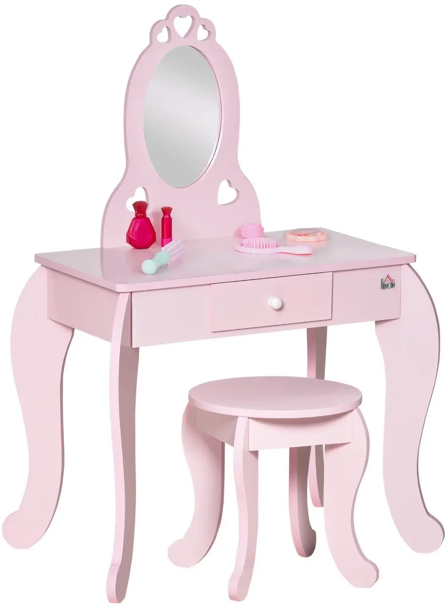 Homcom CYRO Kinder Kaptafel Roze