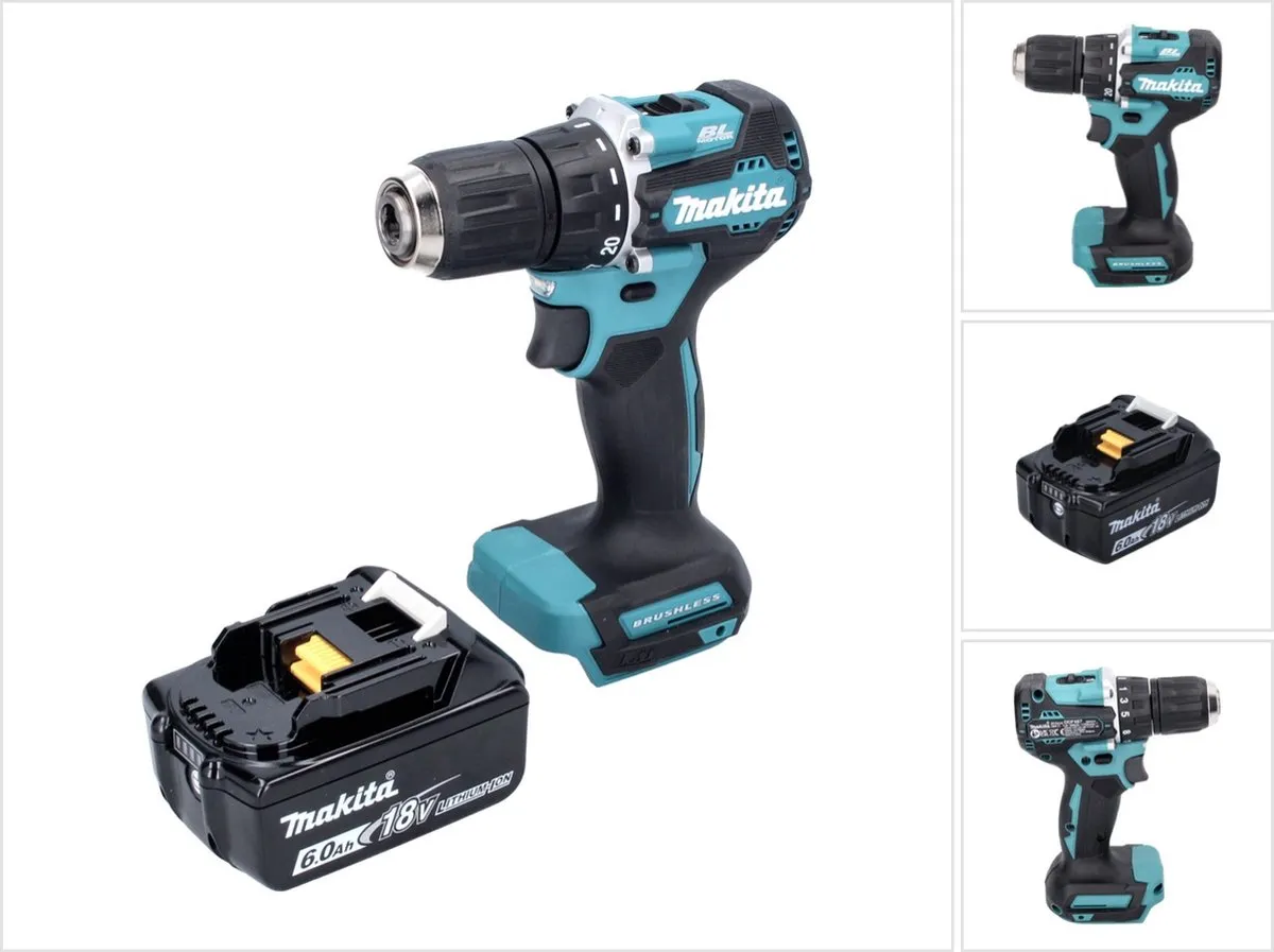 Makita DDF487G1 Accuboormachine 18V 40Nm Borstelloos