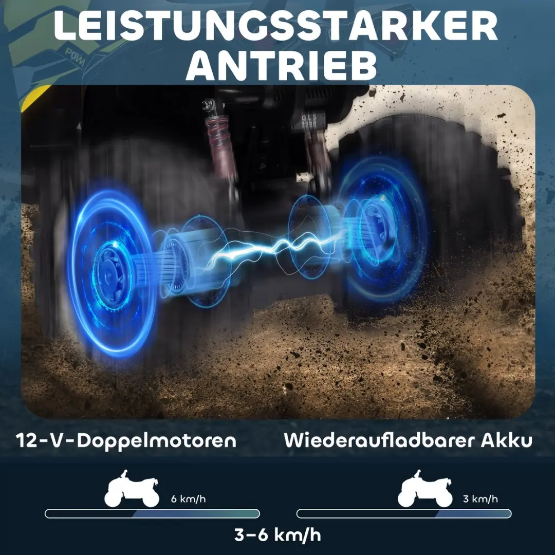 Homcom Rijden op Auto - 100x65x73cm - Geel