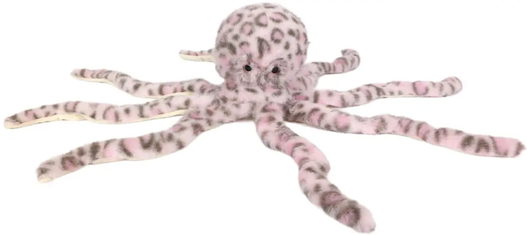 PIA Soft Toys Octopus Knuffeldier - 3 Assortiment 50cm - Bruin/Beige/Paars/Roz