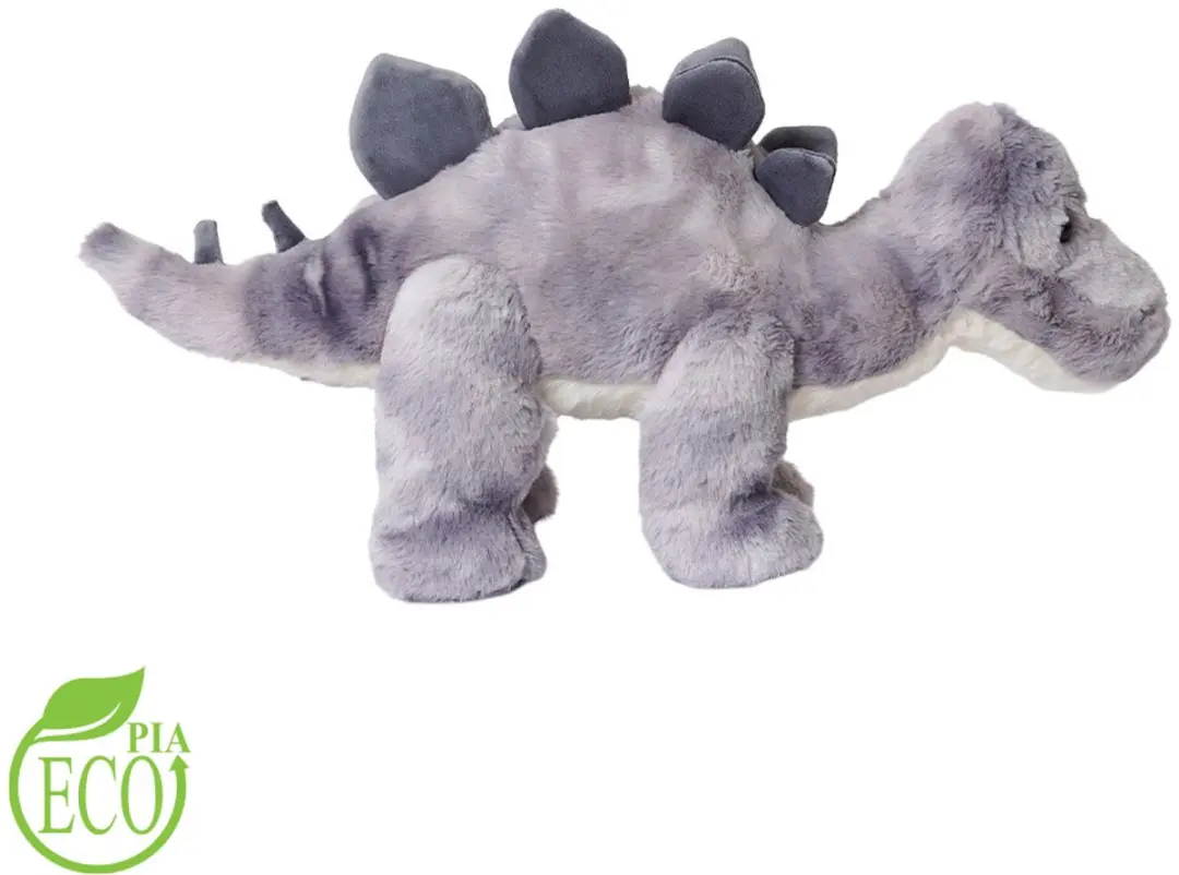 PIA Soft Toys Stegosaurus Pluche - Grijs ECO 43cm
