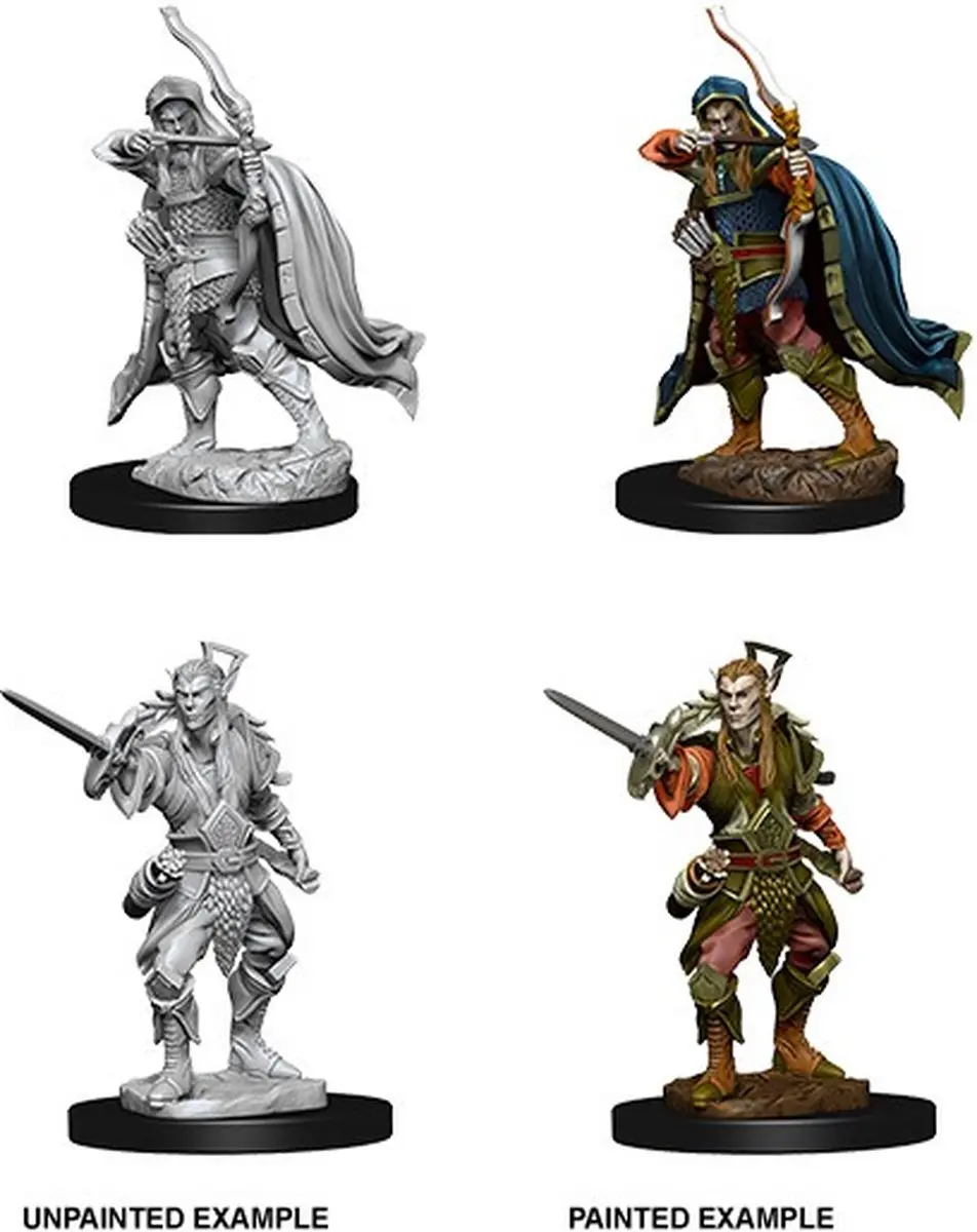Wizkids D&D Miniatures Male Elf Rogue L4PC-00081001 - Multi