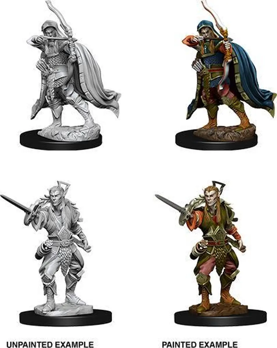 Wizkids D&D Miniatures Male Elf Rogue L4PC-00081001 - Multi