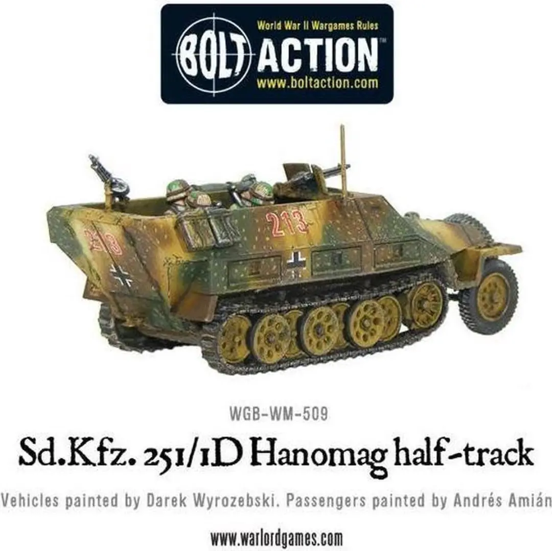 Warlord Games Sd.Kfz 251/1 Ausf D Halftrack - 1 Stuks
