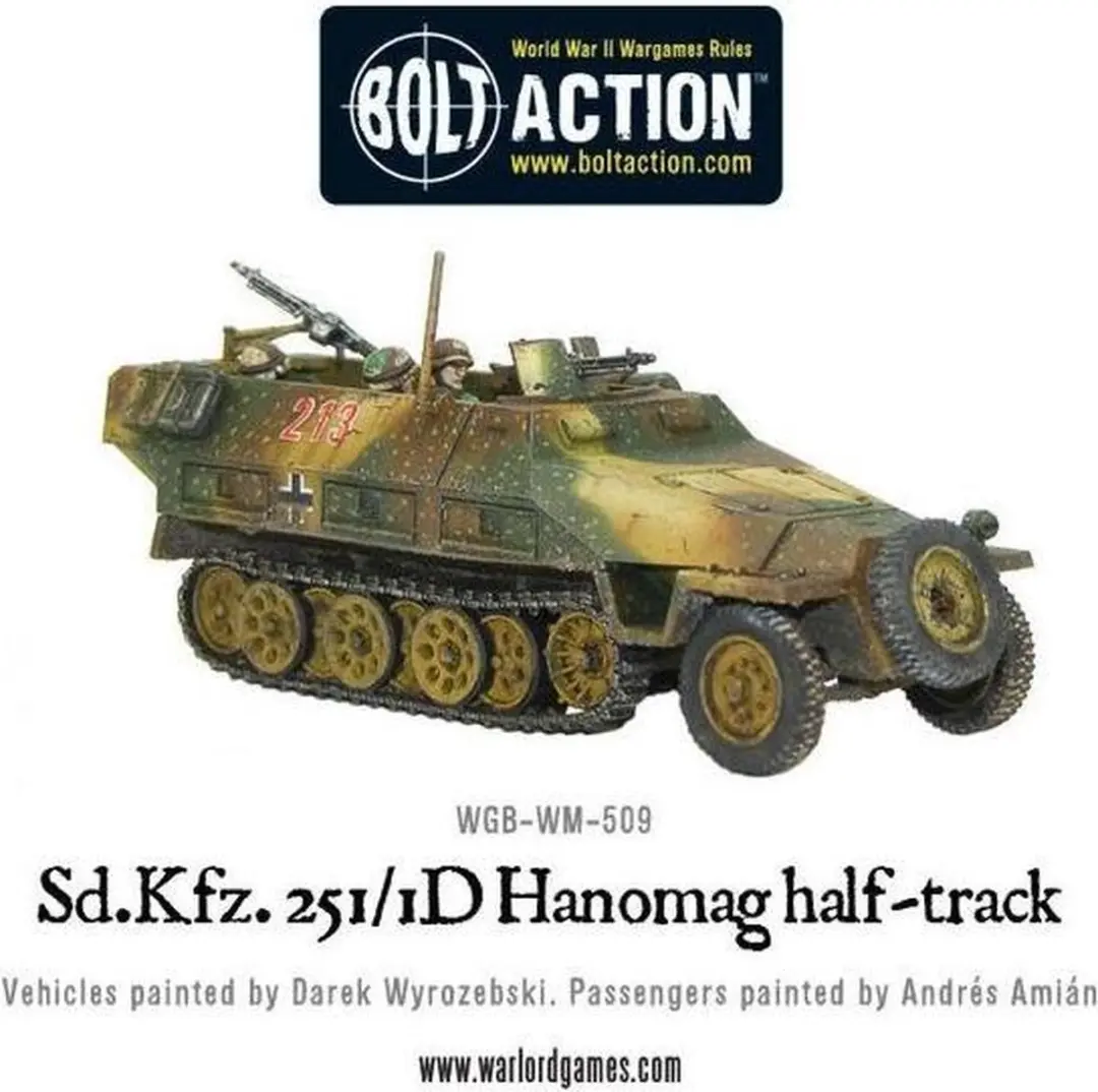 Warlord Games Sd.Kfz 251/1 Ausf D Halftrack - 1 Stuks