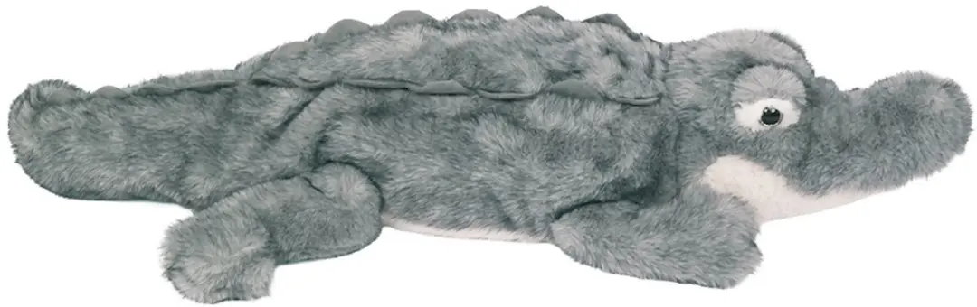 PIA Soft Toys Krokodil Pluche - 56cm - Grijs/Wit
