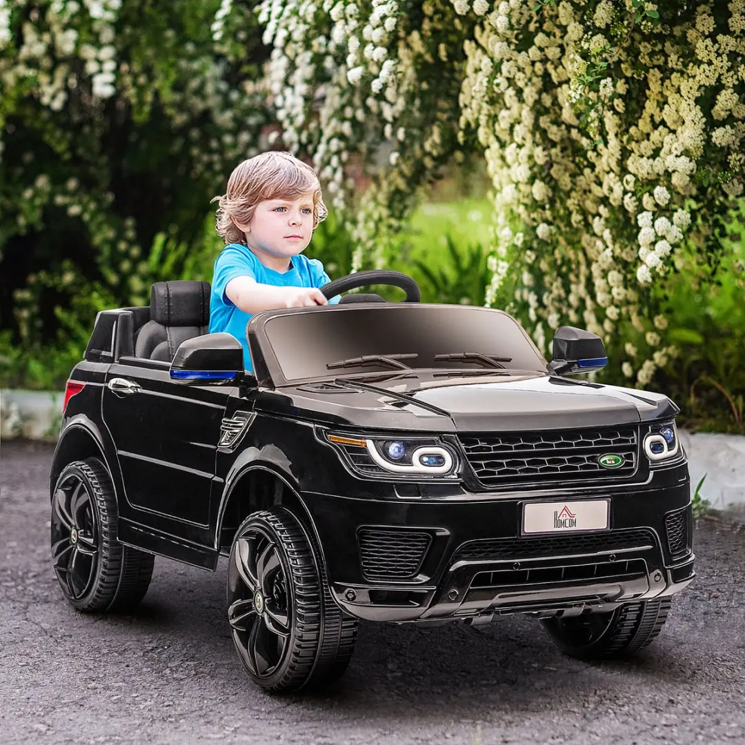 Homcom Elektrische Kinderauto 110x68x52cm - Zwart - afbeelding 6 van 6