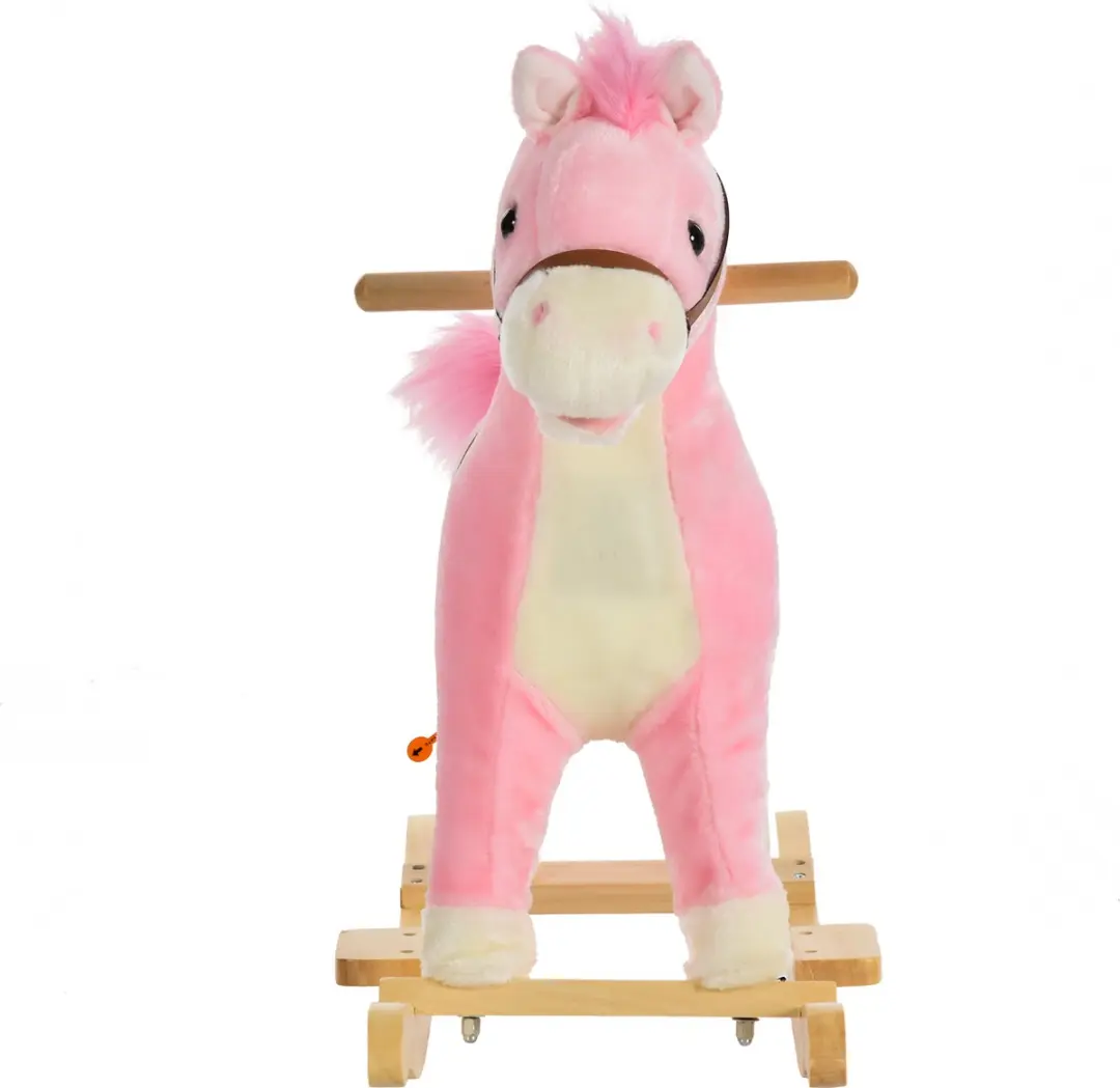 Homcom Hobbelpaard 330-109 - Roze