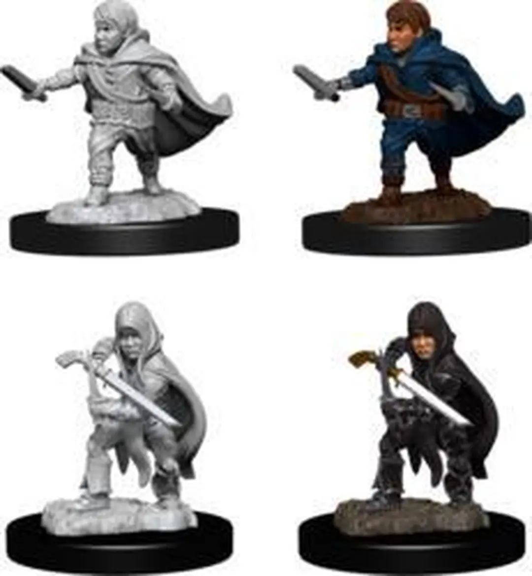 Wizkids Nolzur's Marvelous Halfling Male Rogue Miniatuur - Ongeverfd