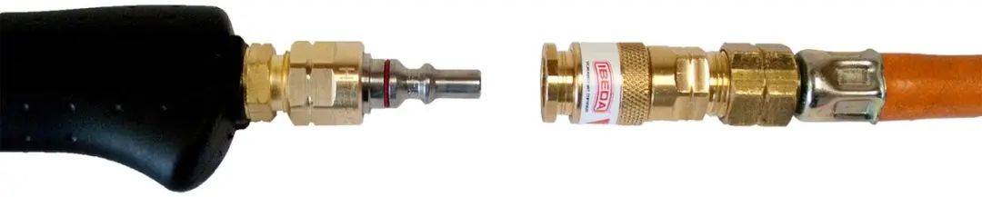 Sievert Steekkoppelingsset 754220 - Brander - Goud/Zilver