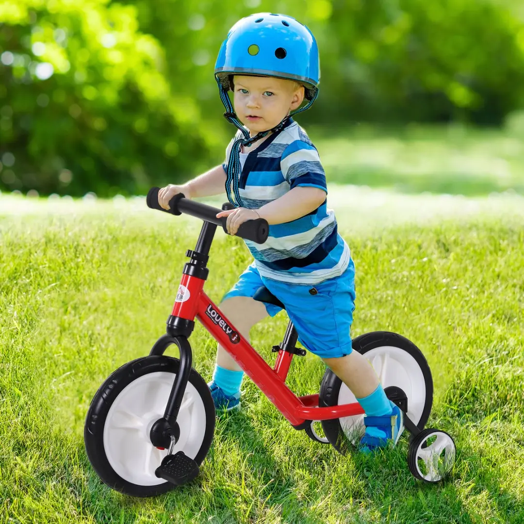Homcom Kinderbalansfiets Metaal Rood 85x36cm