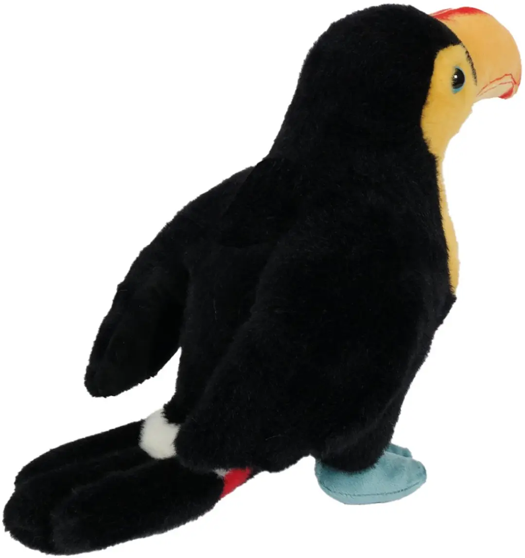 PIA Soft Toys Toekan Pluche 25cm - Zwart/Geel