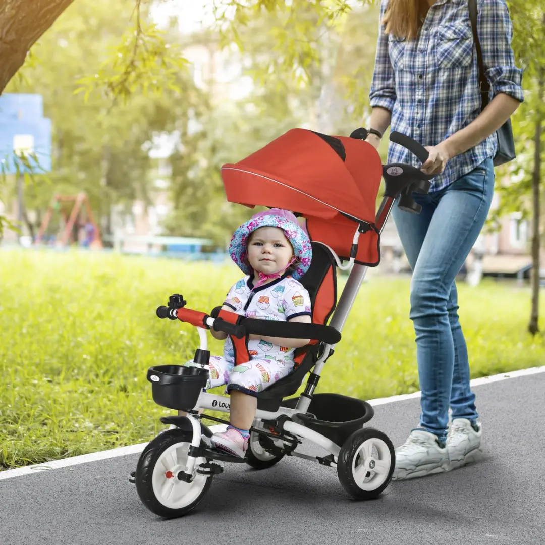Homcom Kids Tricycle - 112x50x104cm - Rood