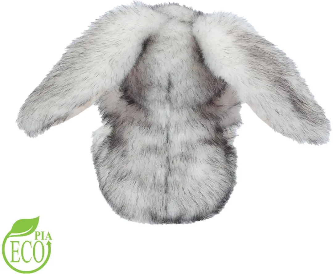 PIA Soft Toys Pluche Konijn Grijs ECO 15cm