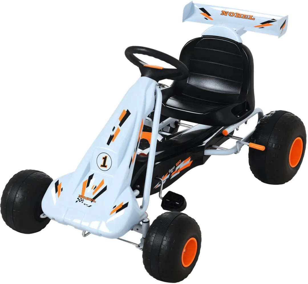 Homcom Trapauto Lichtblauw 97x66x59cm