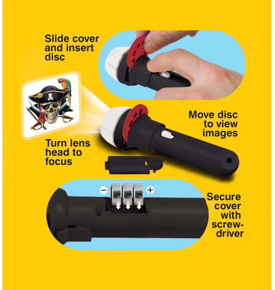 Brainstorm Pirate Torch and Projector L4PC-00054674 - Piraten