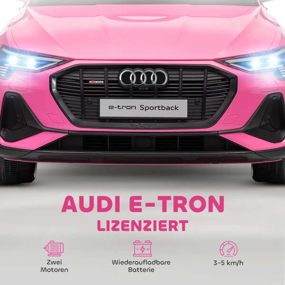 Homcom Elektrische Kinderauto 108x60x47cm Roze - 370-172V90PK