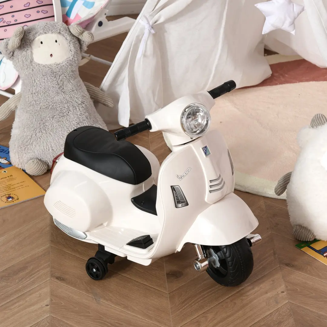 Homcom Kinder Motorfiets 370-138 - Max 3 km/h - Wit