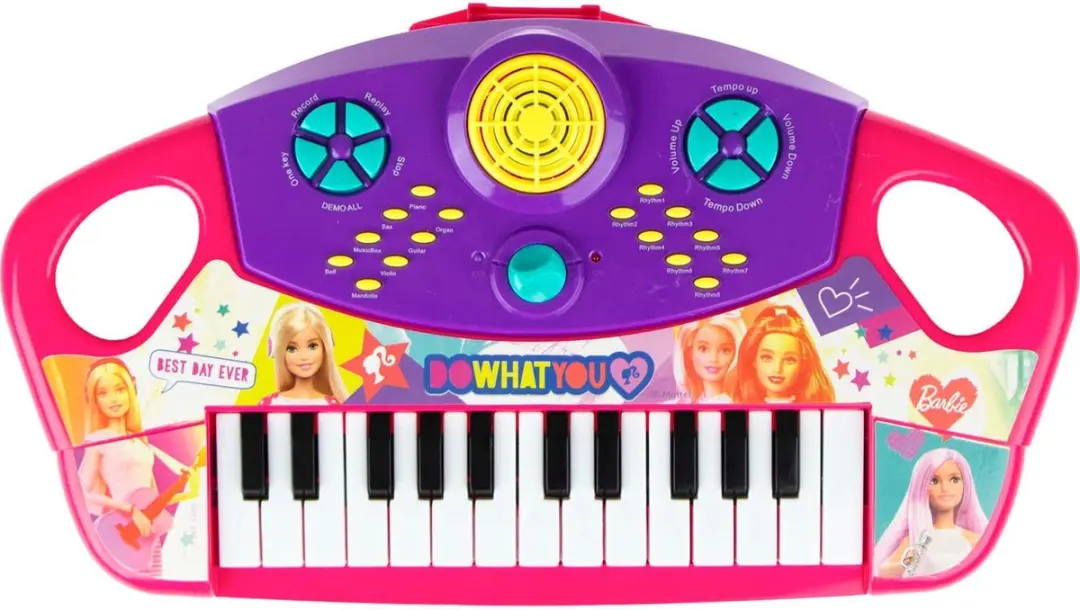 Barbie Elektronische Piano - 25 Toetsen - 3x 1,5V