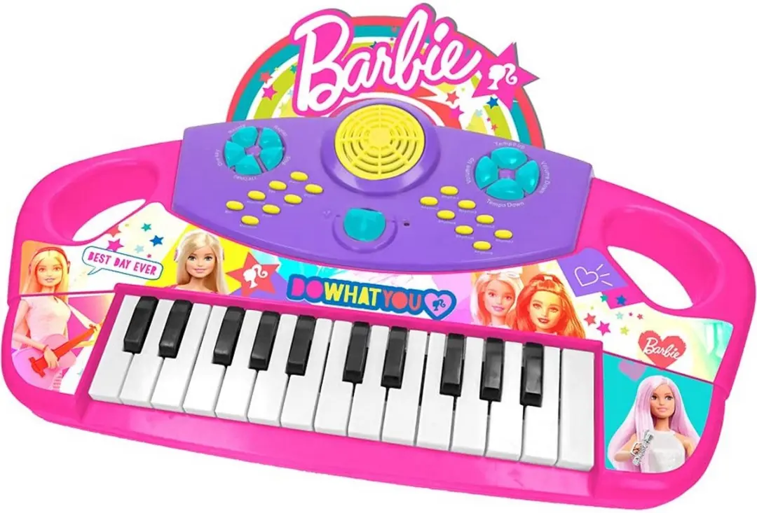 Barbie Elektronische Piano - 25 Toetsen - 3x 1,5V