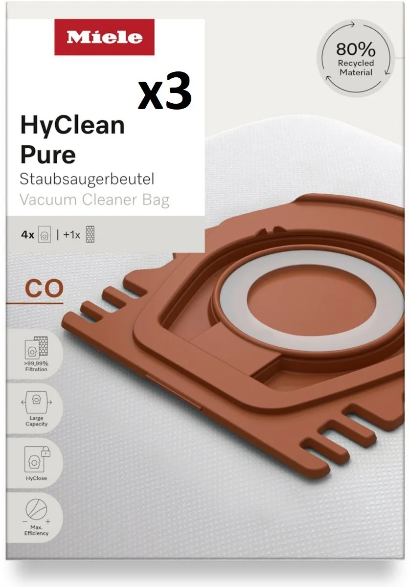 Miele CO HyClean Pure Stofzuigerzakken 12557080