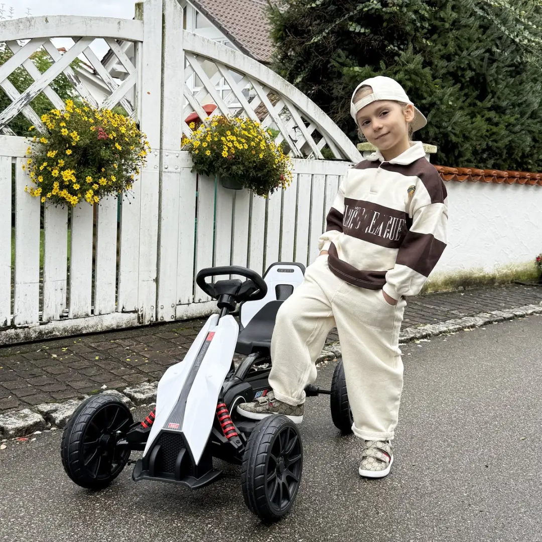 Homcom Elektrische Kart 100x58x58,5cm - Wit