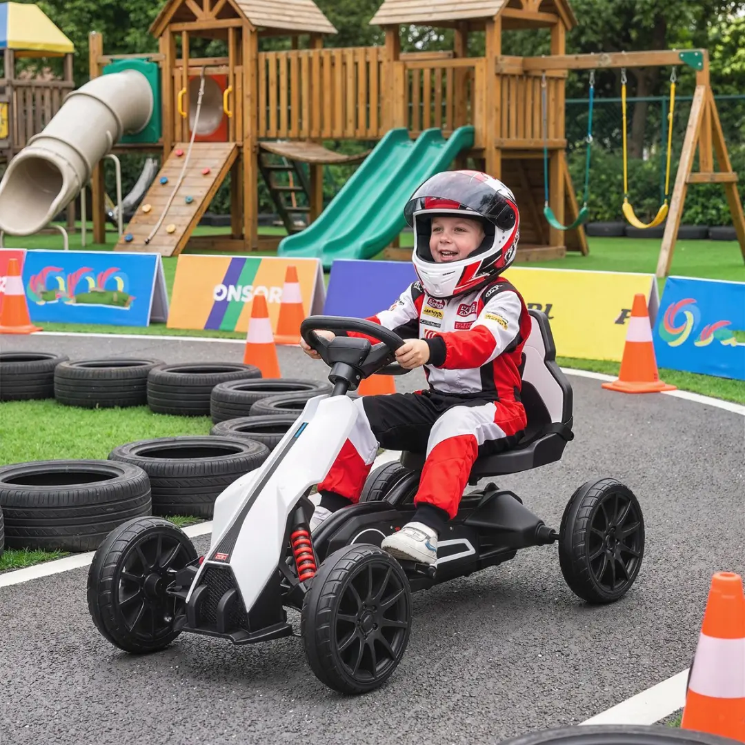 Homcom Elektrische Kart 100x58x58,5cm - Wit