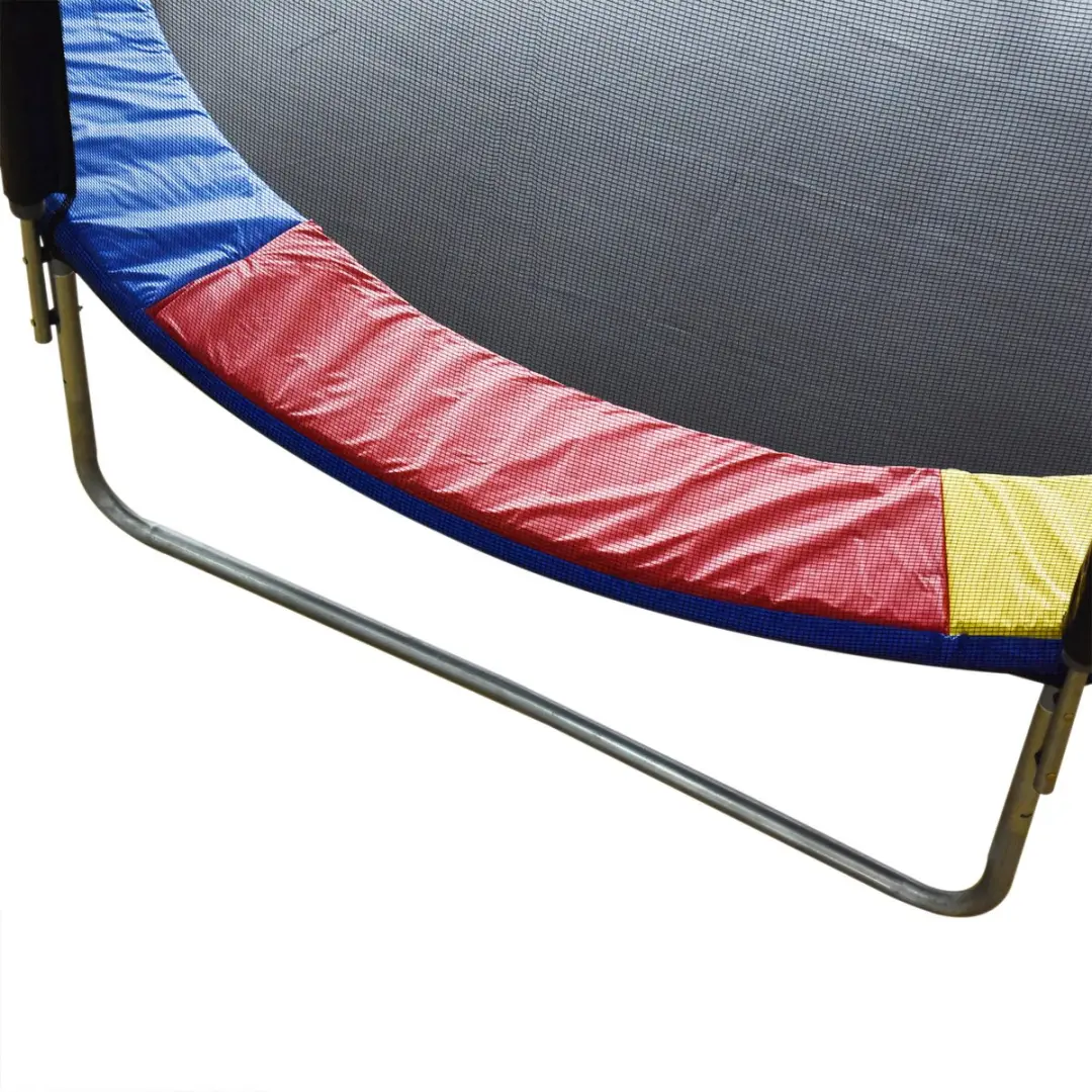 Outsunny Trampolinerand Ø244cm - Kleurrijk